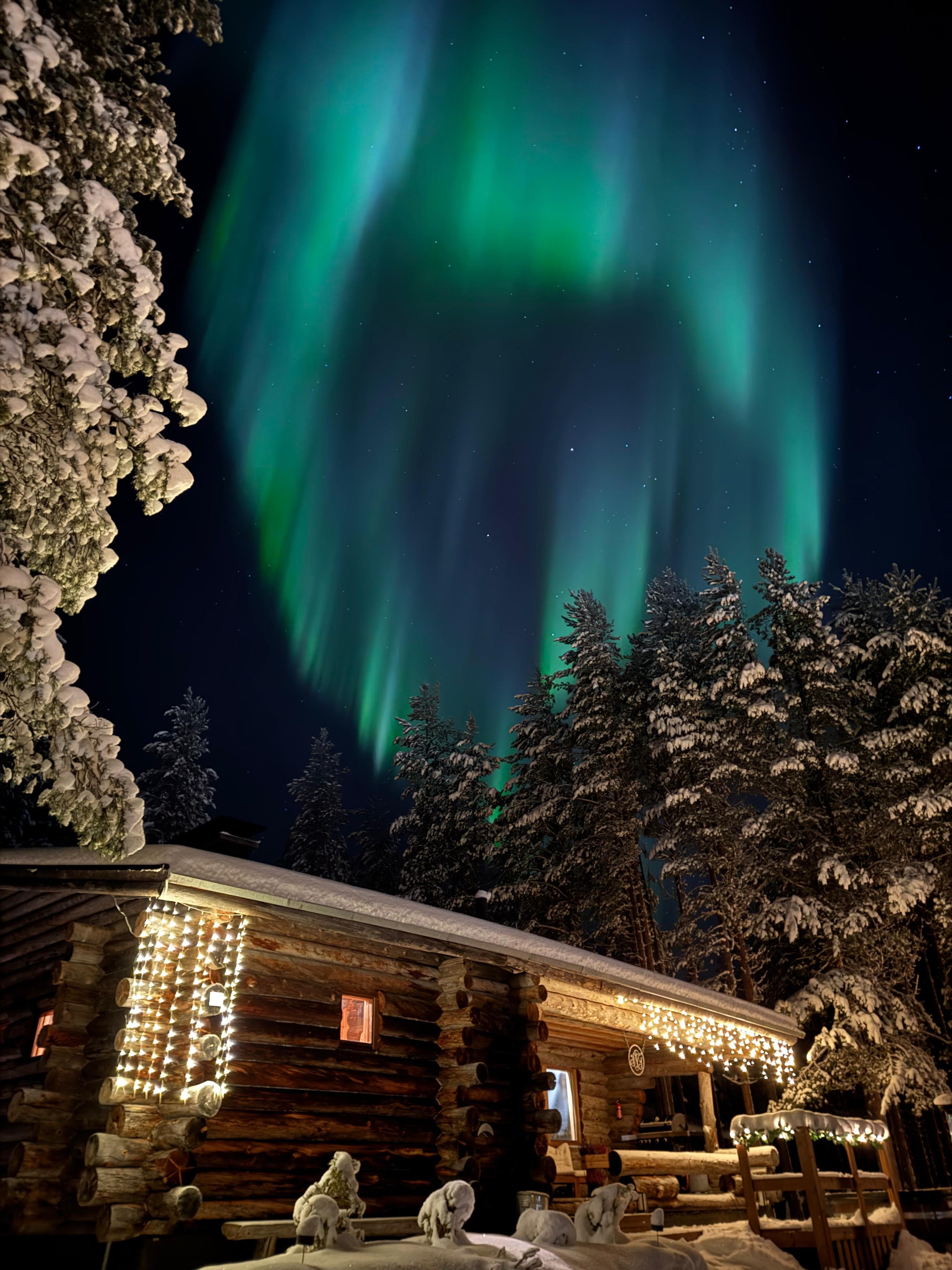 Revontulet Lapin taivaalla