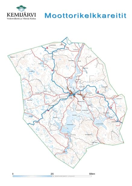 Kemijärven moottorikelkkareitit